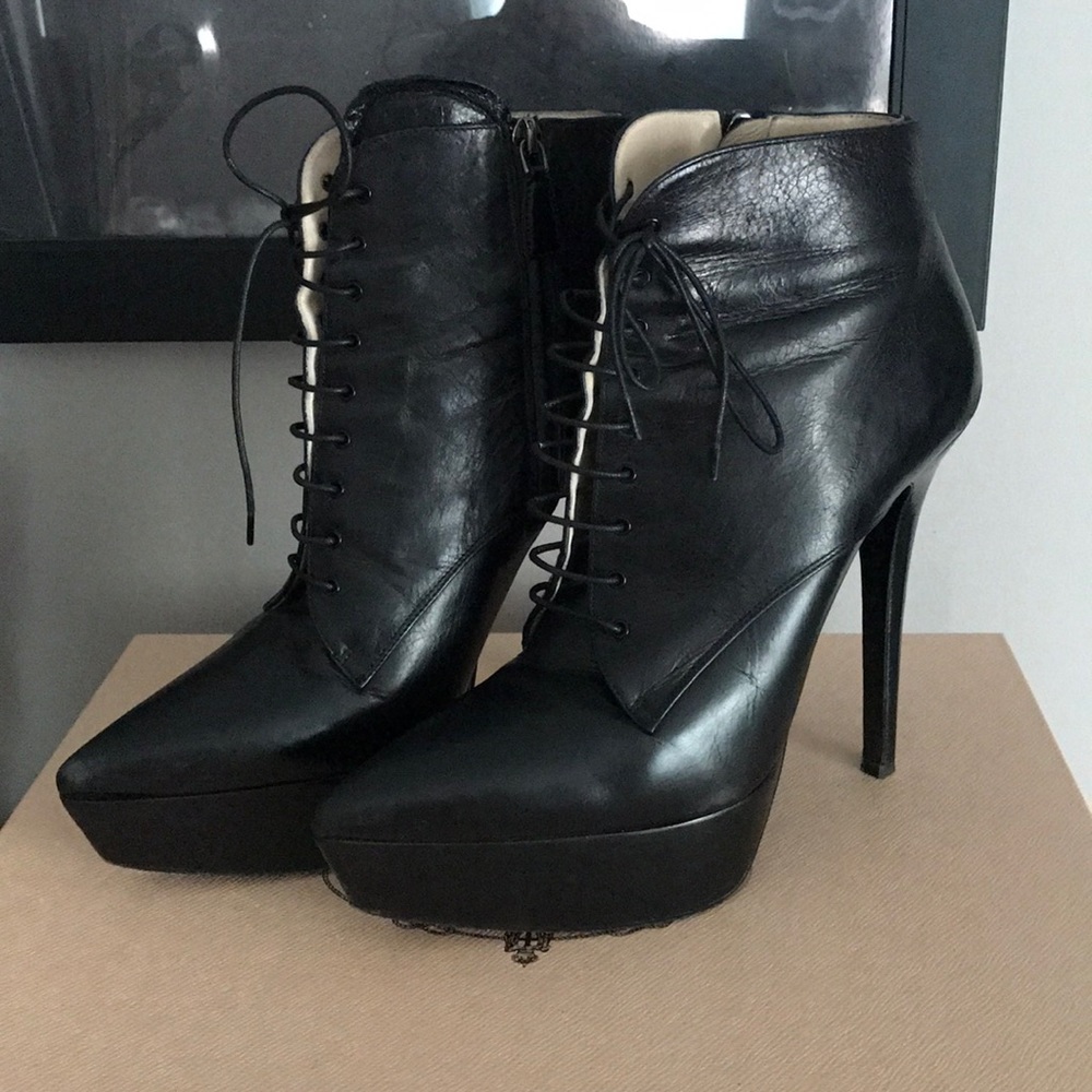 Prada black booties